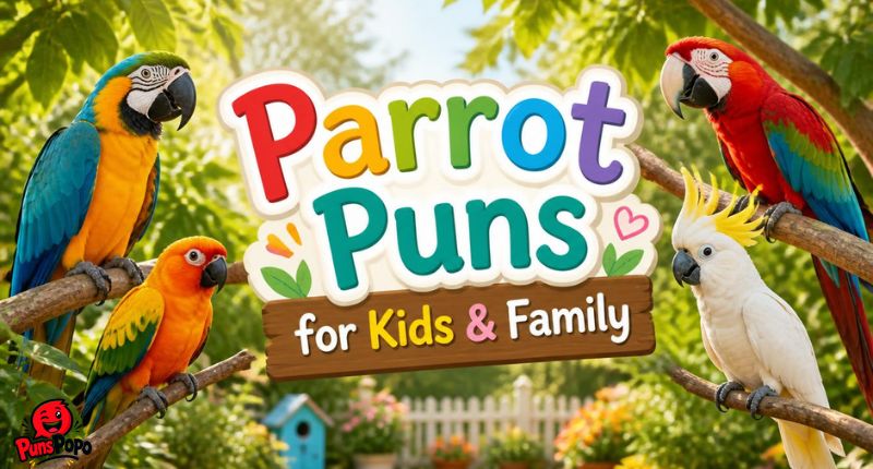 Parrot Puns for Kids & Family