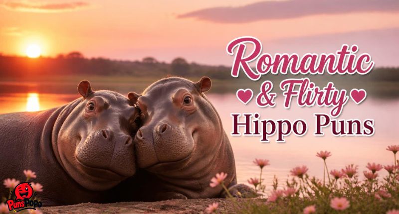 Clever Hippo Wordplay, Names & Quotes