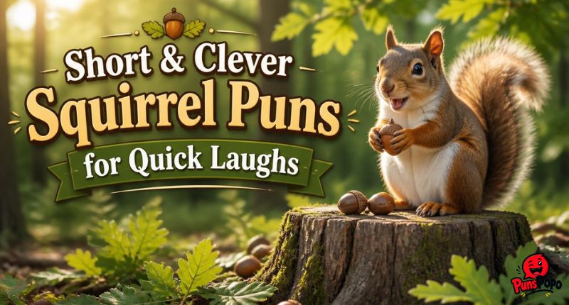 Short & Clever Squirrel Puns for Quick Laughs