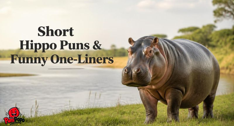 Short Hippo Puns & Funny One-Liners