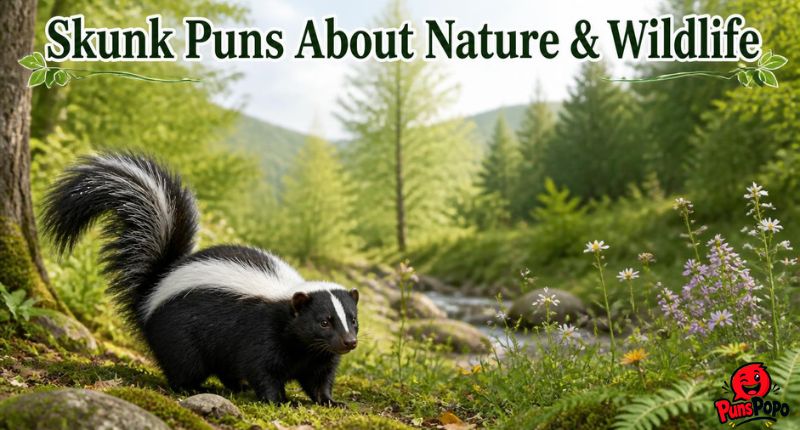 Skunk Puns About Nature & Wildlife