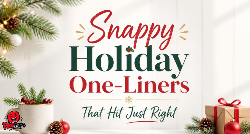 Snappy Holiday One-Liners That Hit Just Right