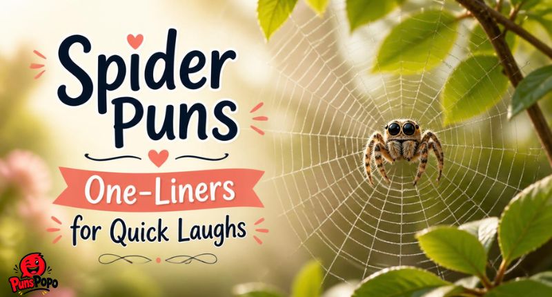 Spider Puns One-Liners for Quick Laughs