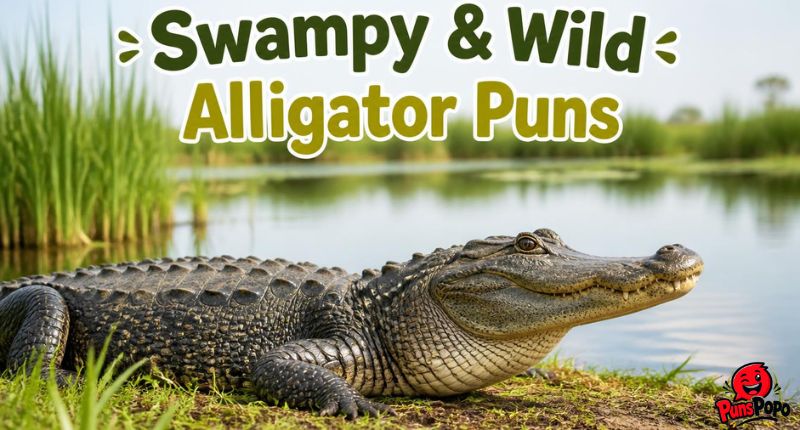 Swampy & Wild Alligator Puns