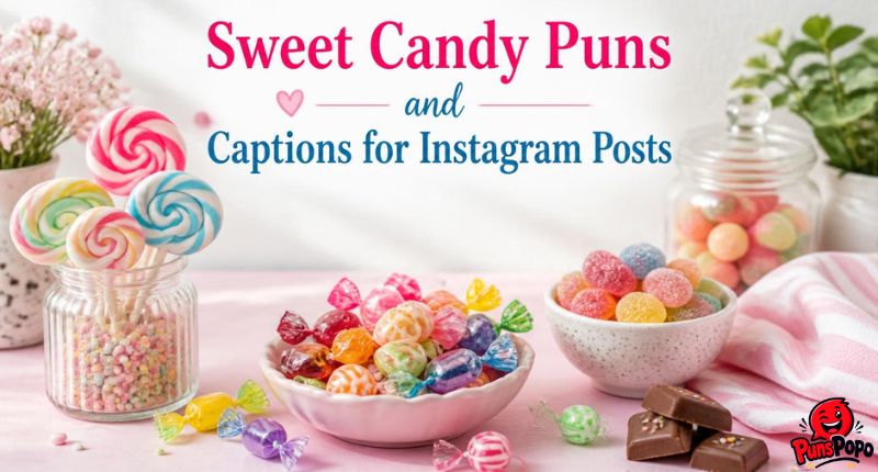 Sweet Candy Puns and Captions for Instagram Posts