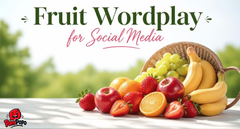 Fruit Wordplay for Social Media