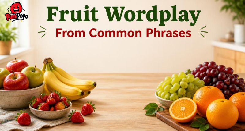 Fruit Wordplay From Common Phrases