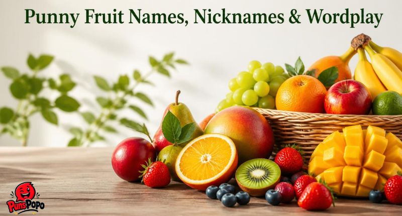 Punny Fruit Names, Nicknames & Wordplay