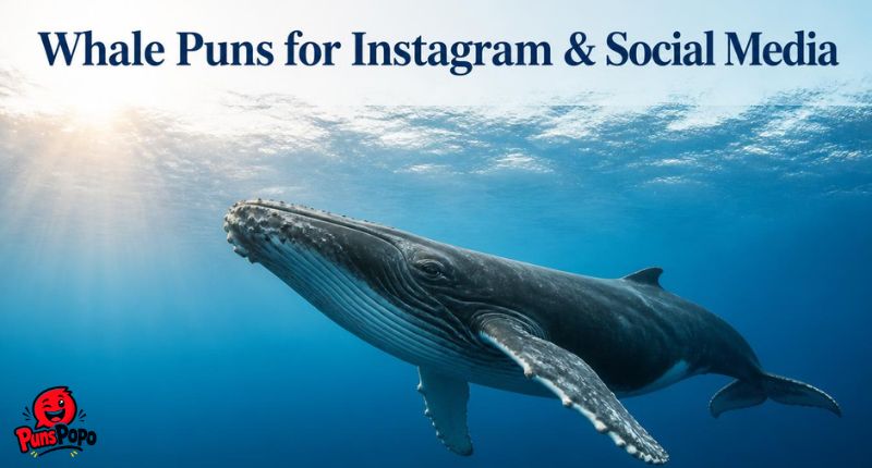 Whale Puns for Instagram & Social Media