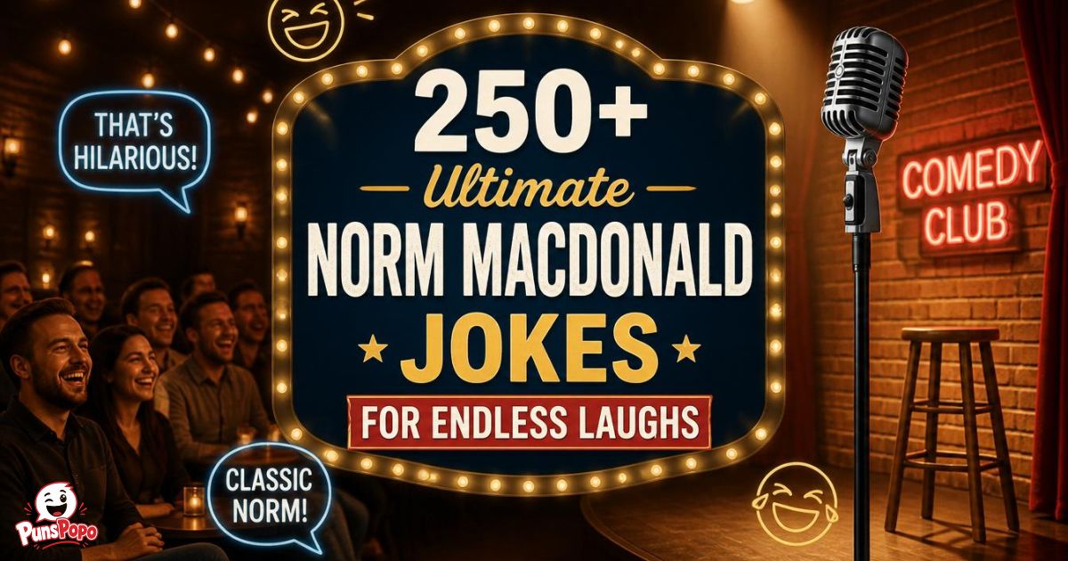 250+ Ultimate Norm Macdonald Jokes for Endless Laughs