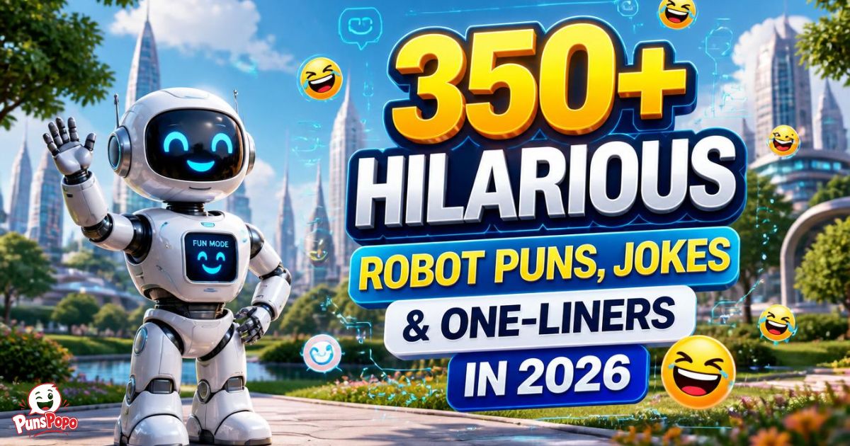 350+ Hilarious Robot Puns, Jokes & One-Liners in 2026