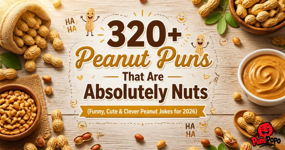 320+ Peanut Puns That Are Absolutely Nuts (Funny, Cute & Clever Peanut Jokes for 2026)