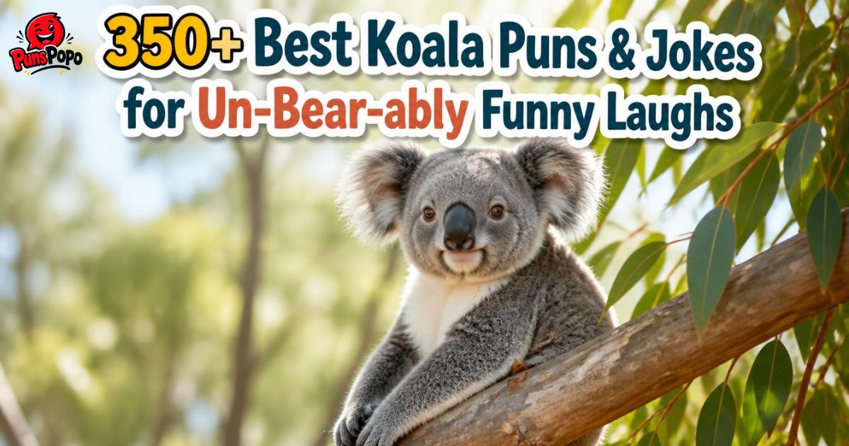 350+ Best Koala Puns & Jokes for Un-Bear-ably Funny Laughs
