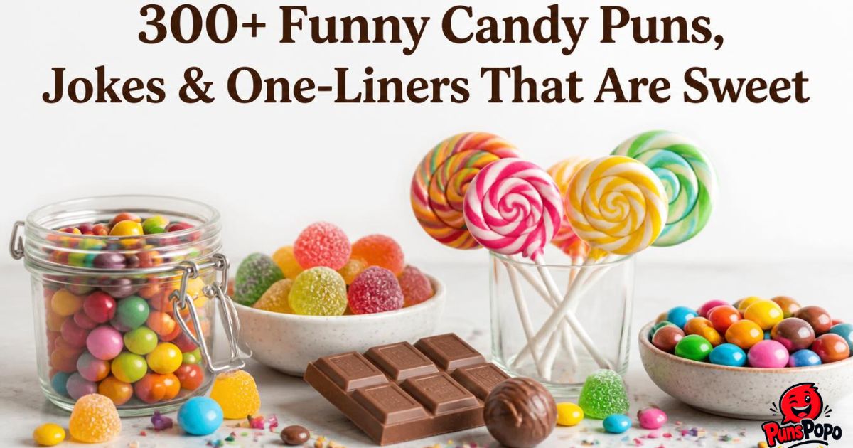 300+ Funny Candy Puns, Jokes & One-Liners That Are Sweet
